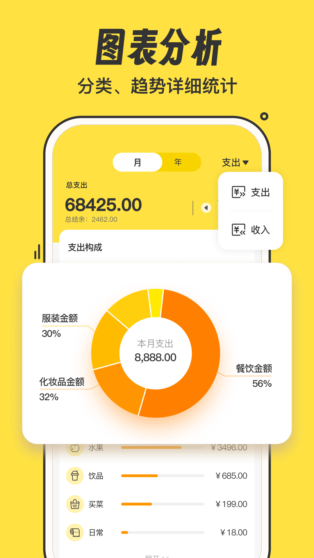 精彩截图-元元记账2025官方新版